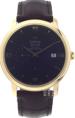 De Ville Prestige Co-Axial Power Reserve 39.5mm Blå/Läder Ø39.5 mm