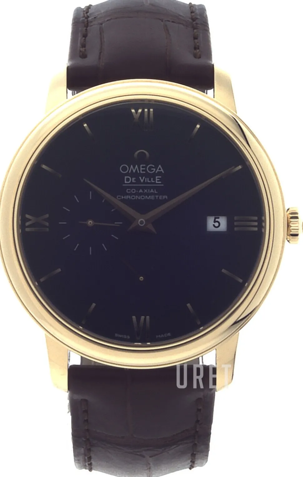 De Ville Prestige Co-Axial Power Reserve 39.5mm Blå/Läder Ø39.5 mm