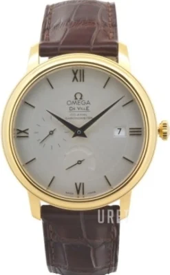 De Ville Prestige Co-Axial Power Reserve 39.5mm Silverfärgad/Läder Ø39.5 mm