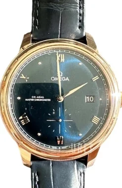 De Ville Prestige Grön/Läder Ø41 mm