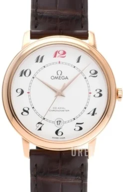 De Ville Prestige Vit/Läder Ø39.5 mm