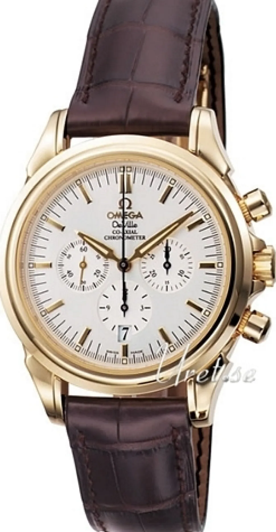 De Ville Silverfärgad/Läder Ø41 mm