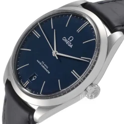 De Ville Tresor Blå/Läder Ø40 mm