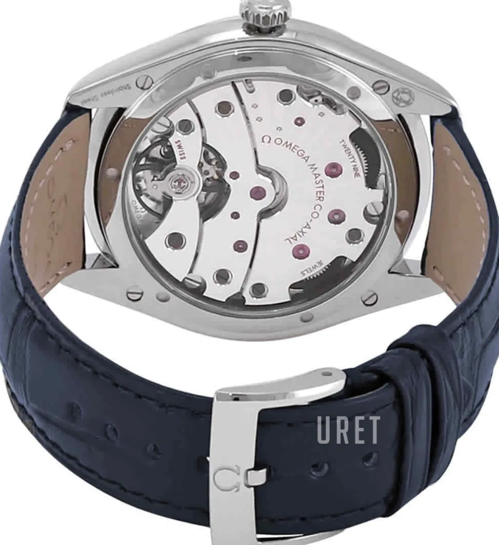 De Ville Tresor Blå/Läder Ø40 mm