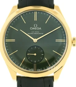 De Ville Tresor Grön/Läder Ø40 mm