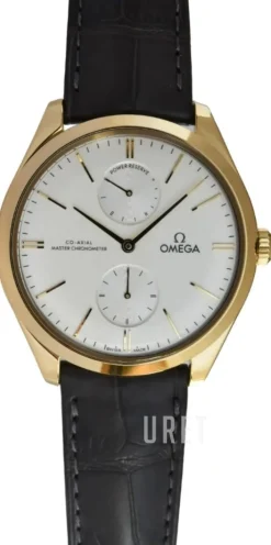 De Ville Tresor Silverfärgad/Läder Ø40 mm