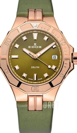 Delfin Grön/Läder Ø38 mm