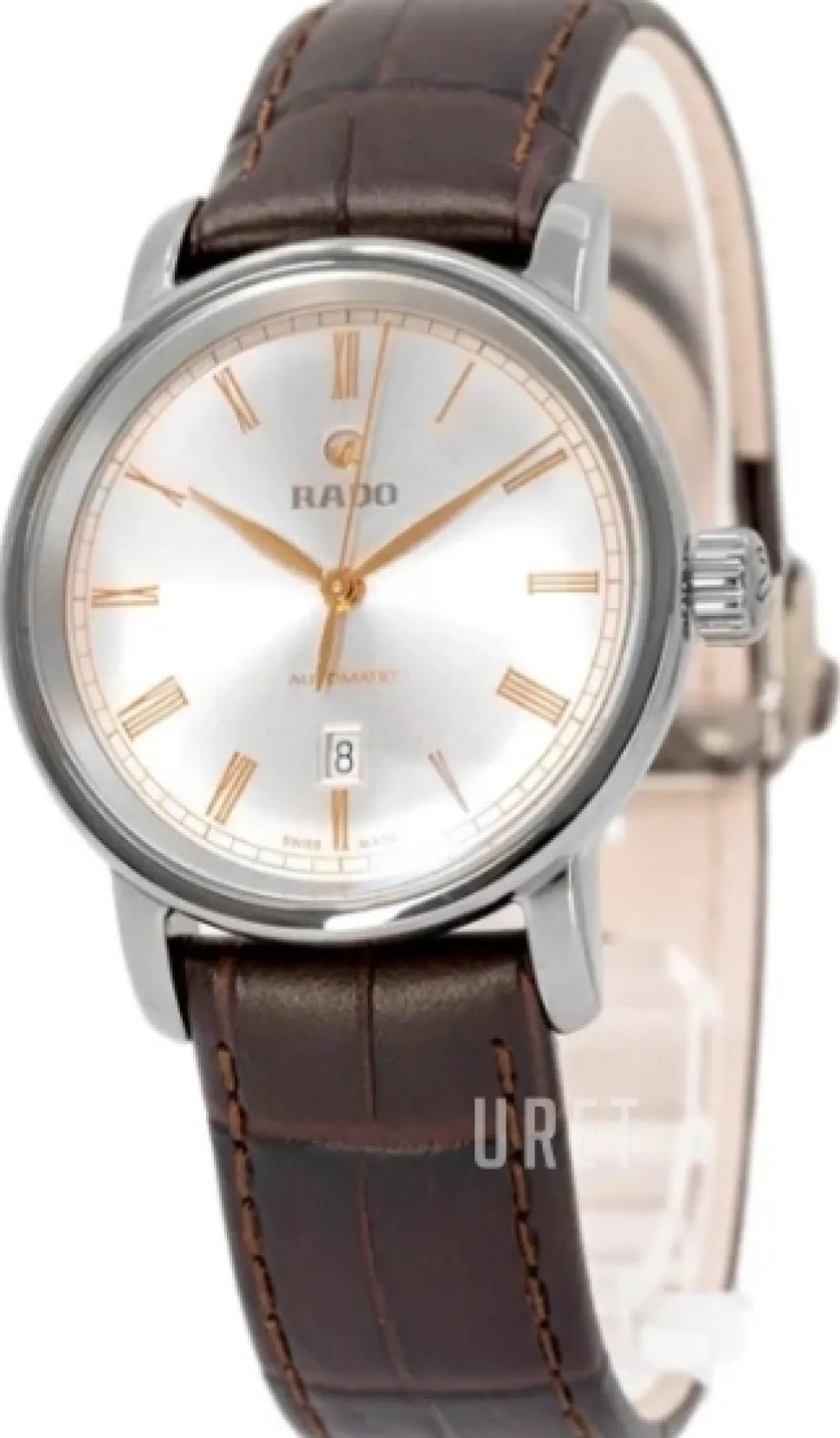 Diamaster Silverfärgad/Läder Ø33 mm