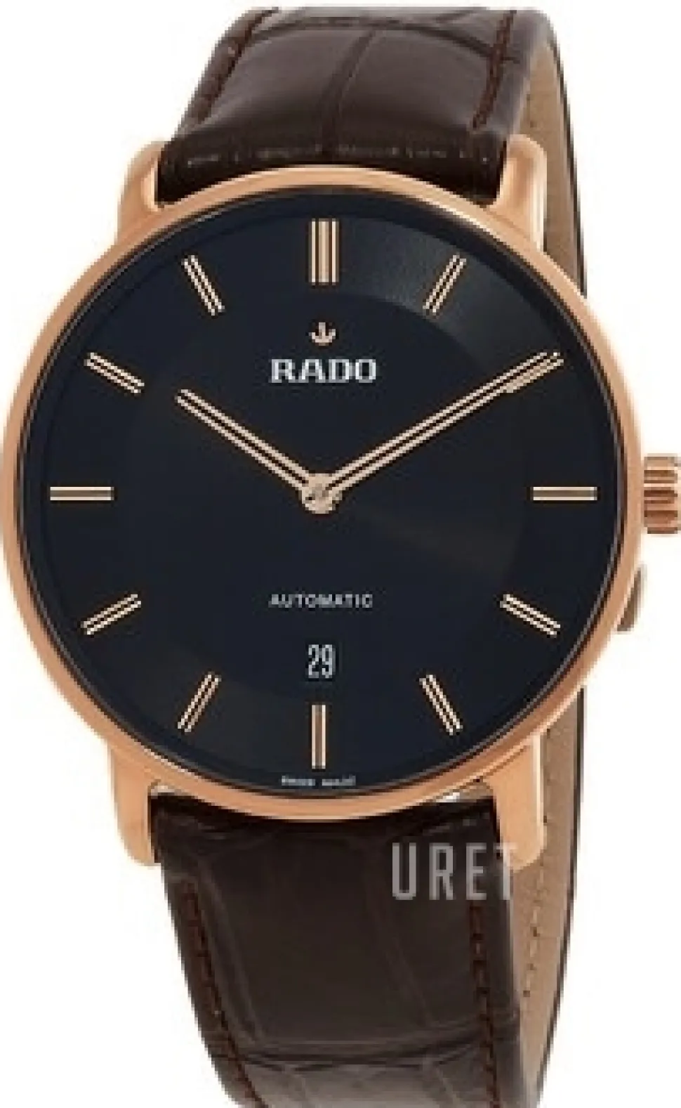 DiaMaster Thinline Svart/Läder Ø40.3 mm