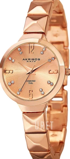 Diamond Roséguldstonad/Roséguldstonat stål Ø29 mm