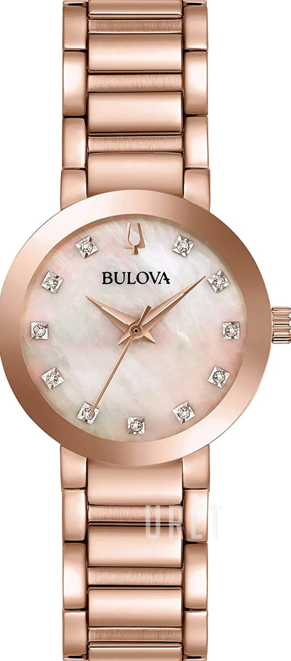 Diamond Roséguldstonad/Roséguldstonat stål Ø30 mm