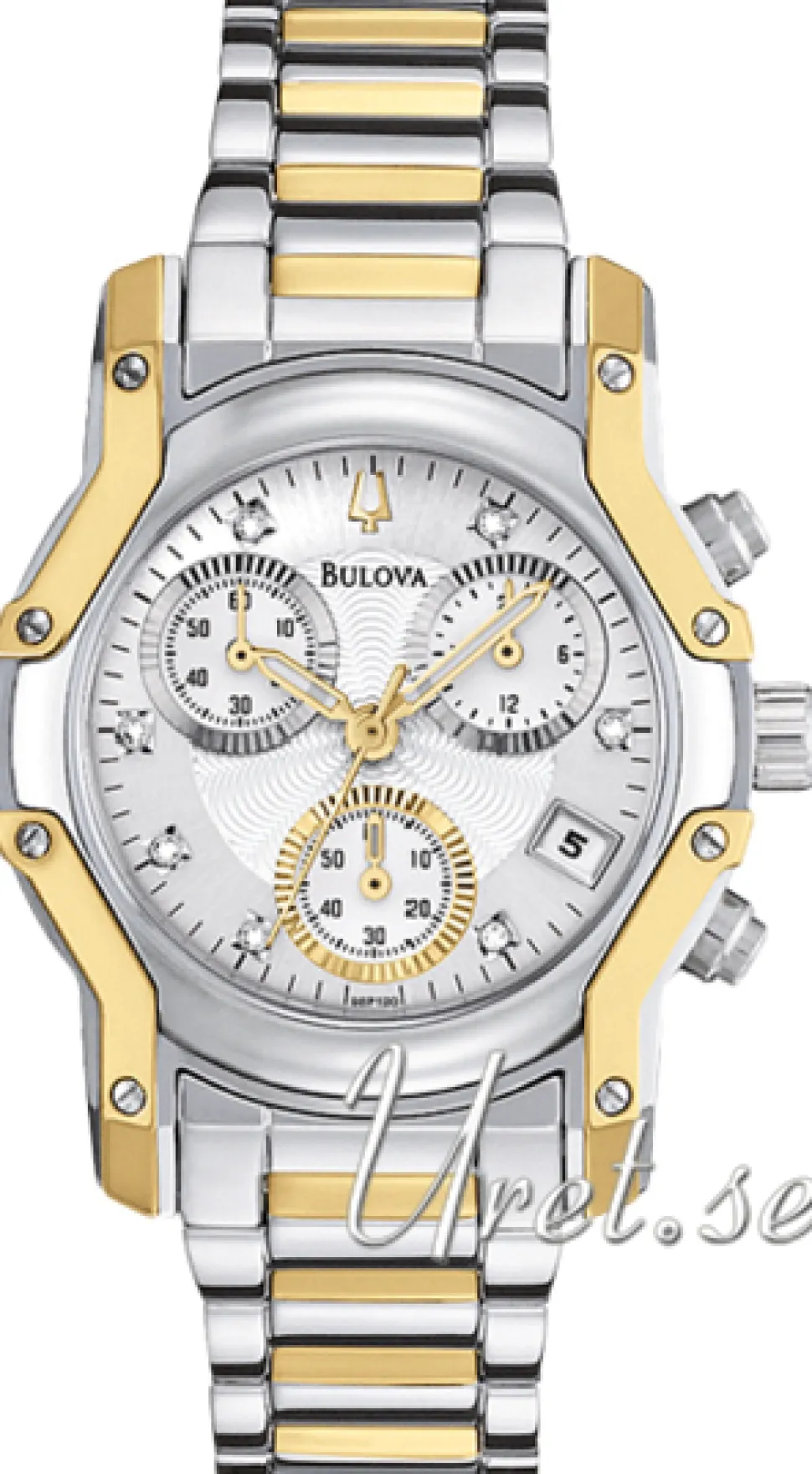 Diamond Silverfärgad/Gulguldtonat stål Ø32 mm