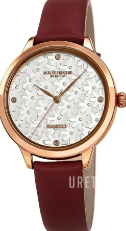 Diamond Silverfärgad/Läder Ø34 mm