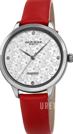 Diamond Silverfärgad/Läder Ø34 mm