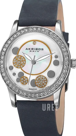 Diamond Silverfärgad/Läder Ø34 mm