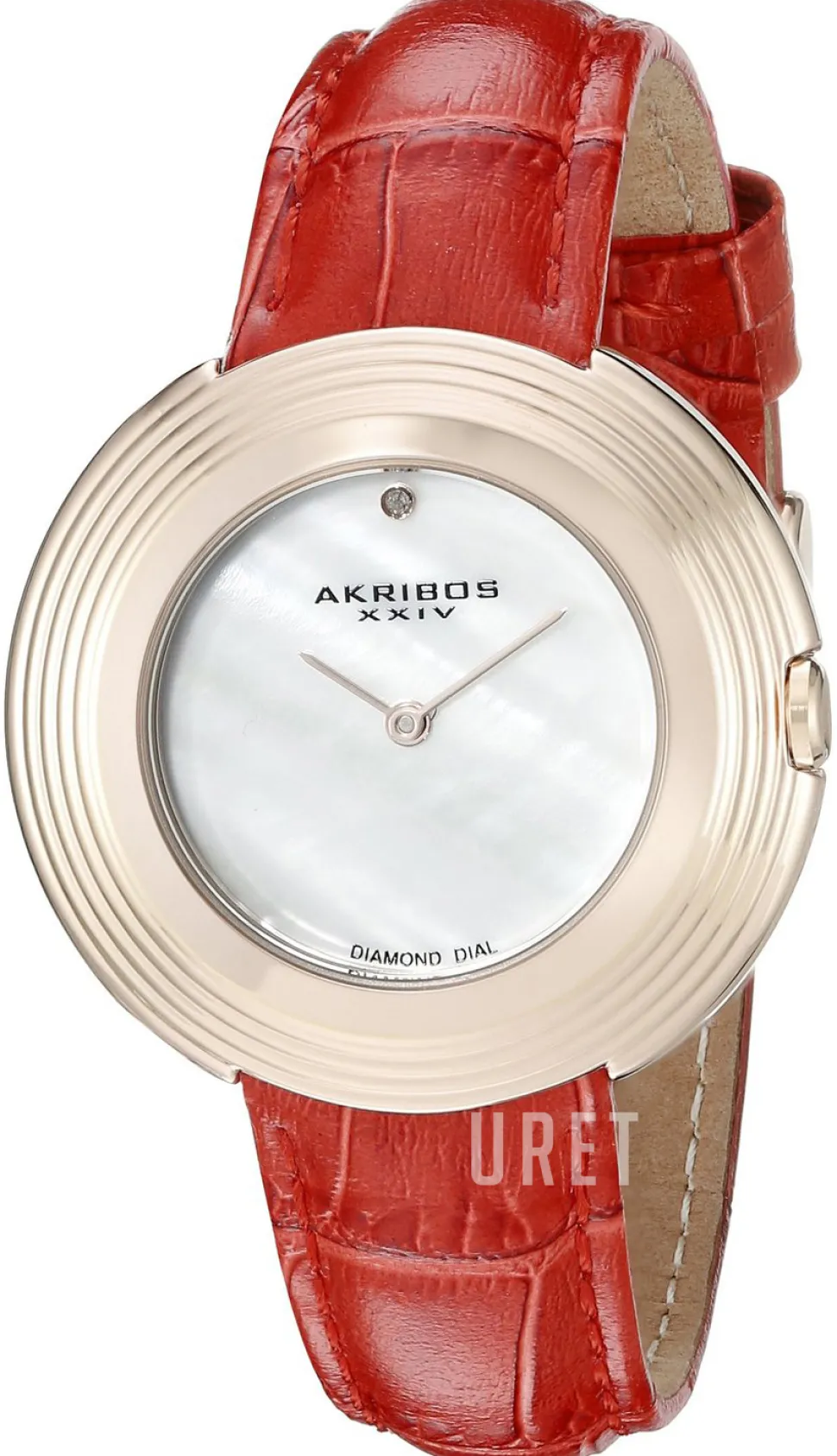 Diamond Silverfärgad/Läder Ø36 mm