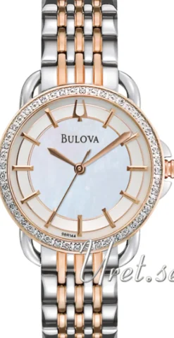 Diamond Vit/Roséguldstonat stål Ø30 mm