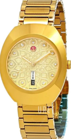 Diastar Guld/Gulguldtonat stål Ø38 mm