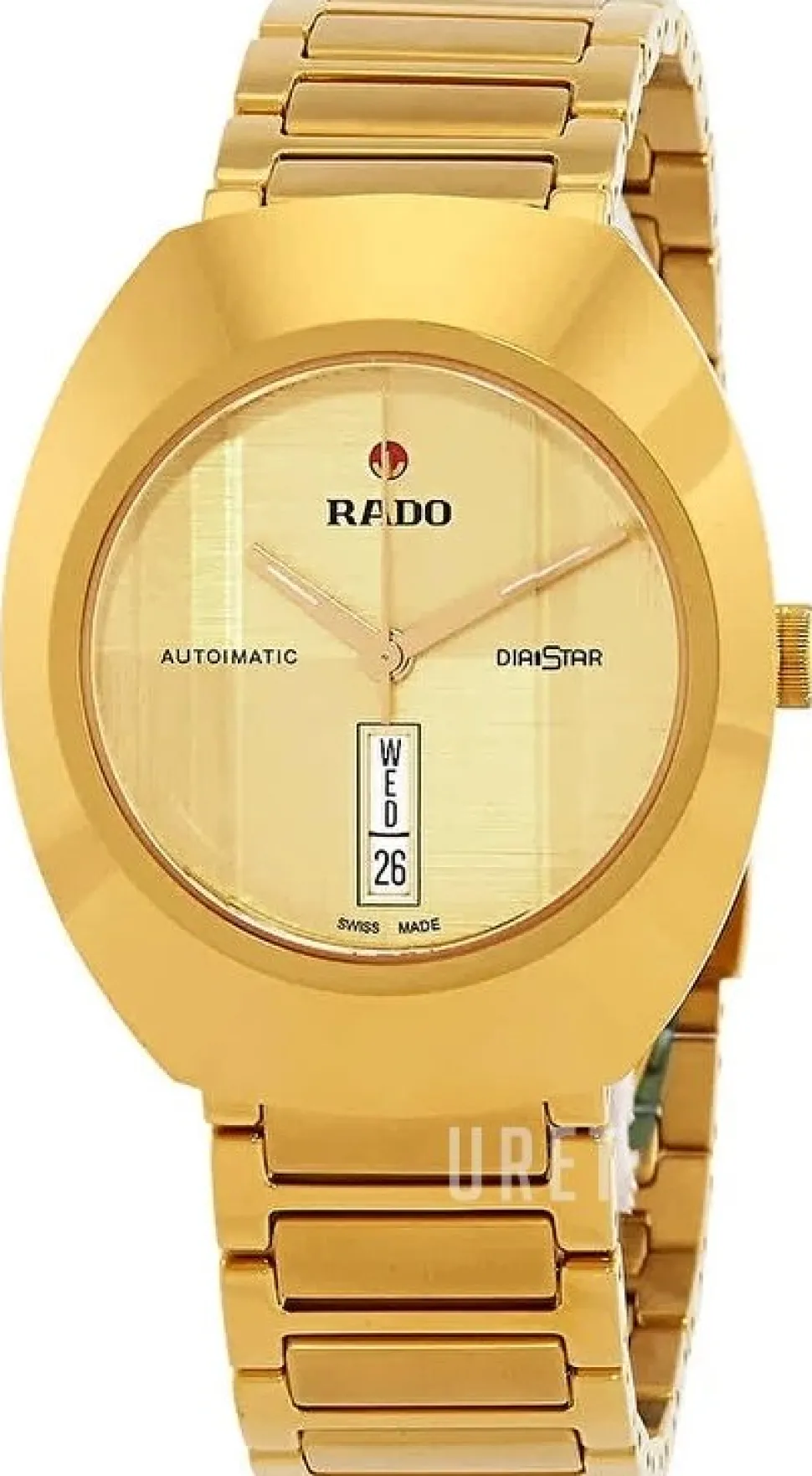 Diastar Guld/Gulguldtonat stål Ø38 mm