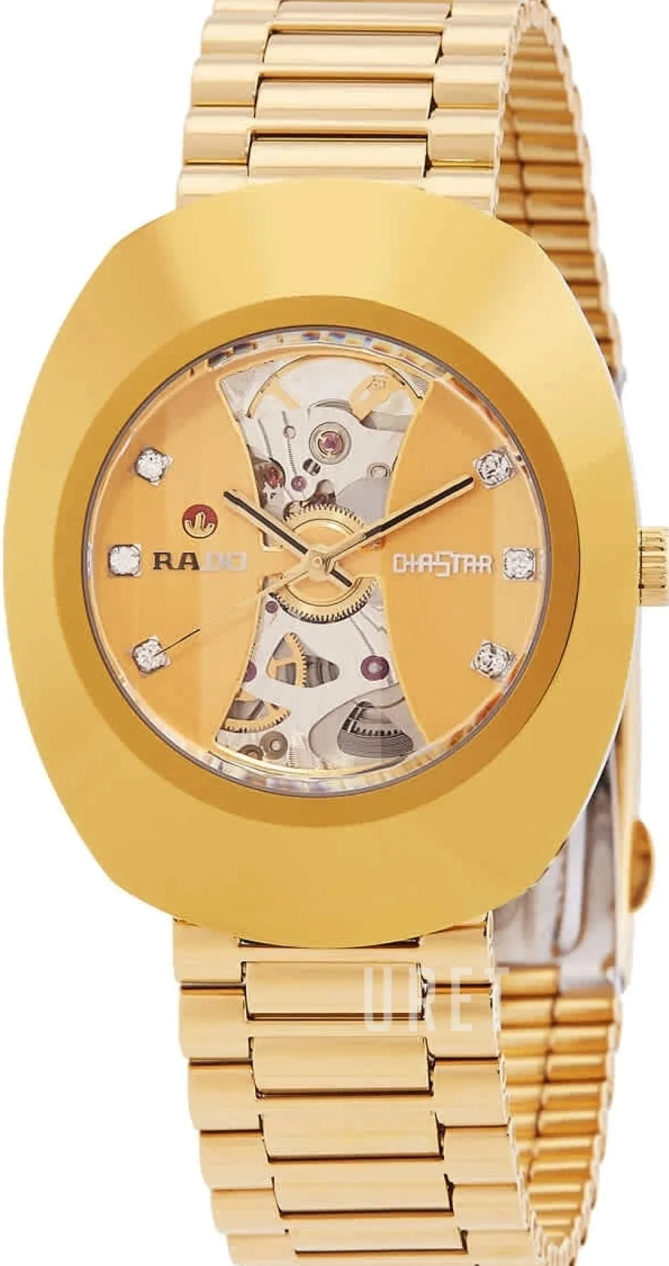 Diastar Guld/Gulguldtonat stål Ø35 mm