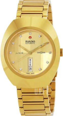 Diastar Guld/Gulguldtonat stål Ø38 mm