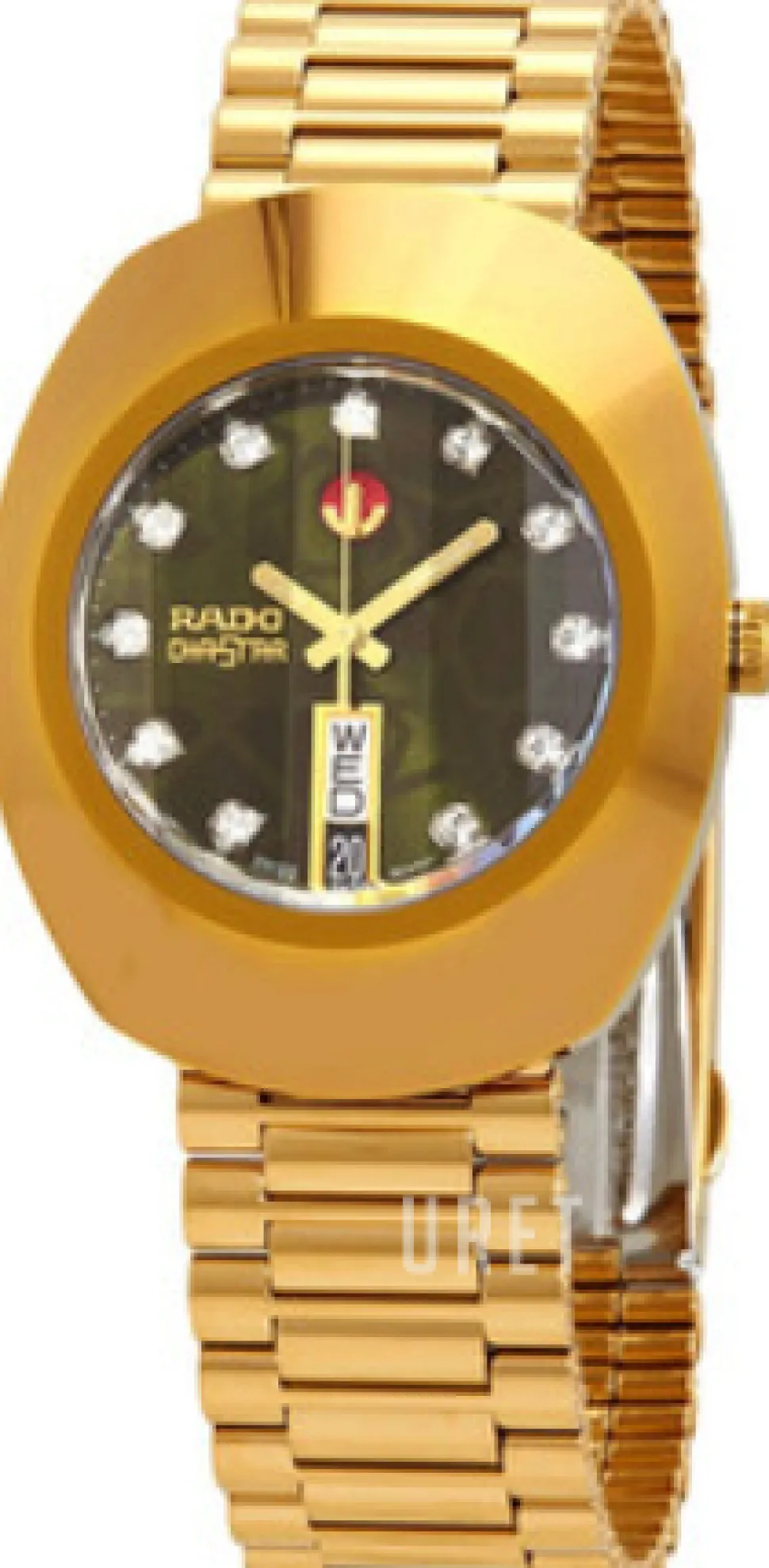 Diastar Original Grön/Gulguldtonat stål Ø35 mm