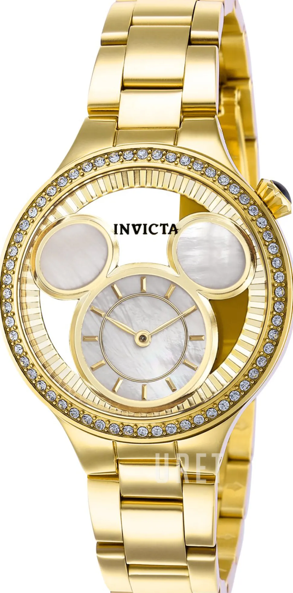 Disney Vit/Gulguldtonat stål Ø35 mm