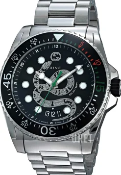 Dive Svart/Stål Ø45 mm