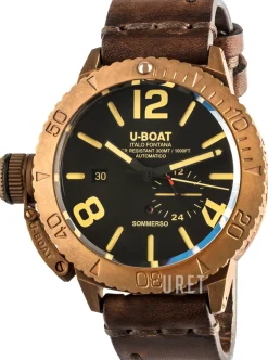 Dive Watch Svart/Läder Ø46 mm