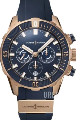 Diver Blå/Gummi Ø44 mm