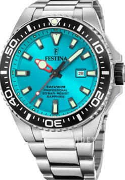 Diver Blå/Stål Ø45.7 mm