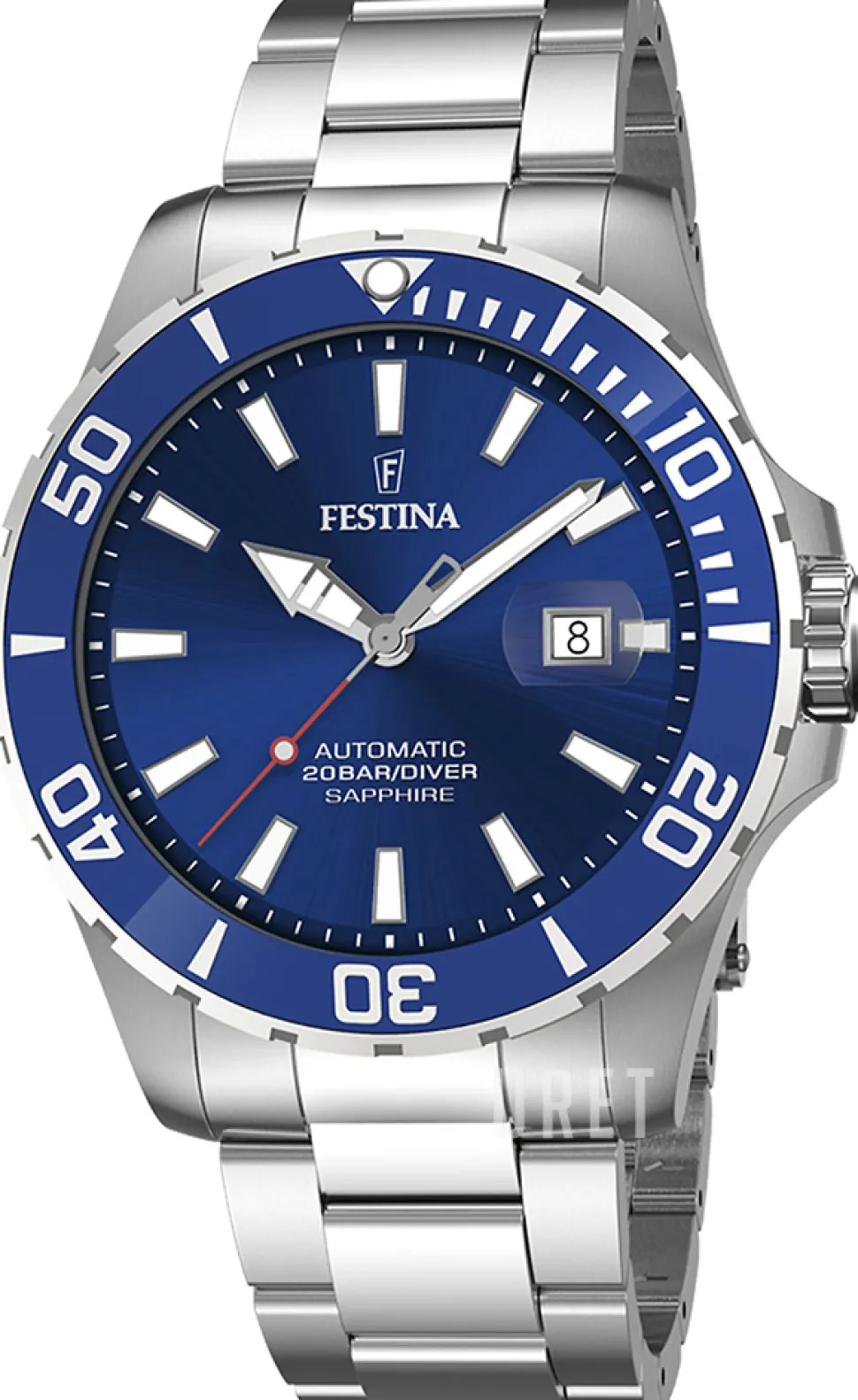 Diver Blå/Stål Ø44 mm