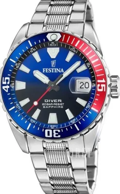 Diver Flerfärgad/Stål Ø44 mm