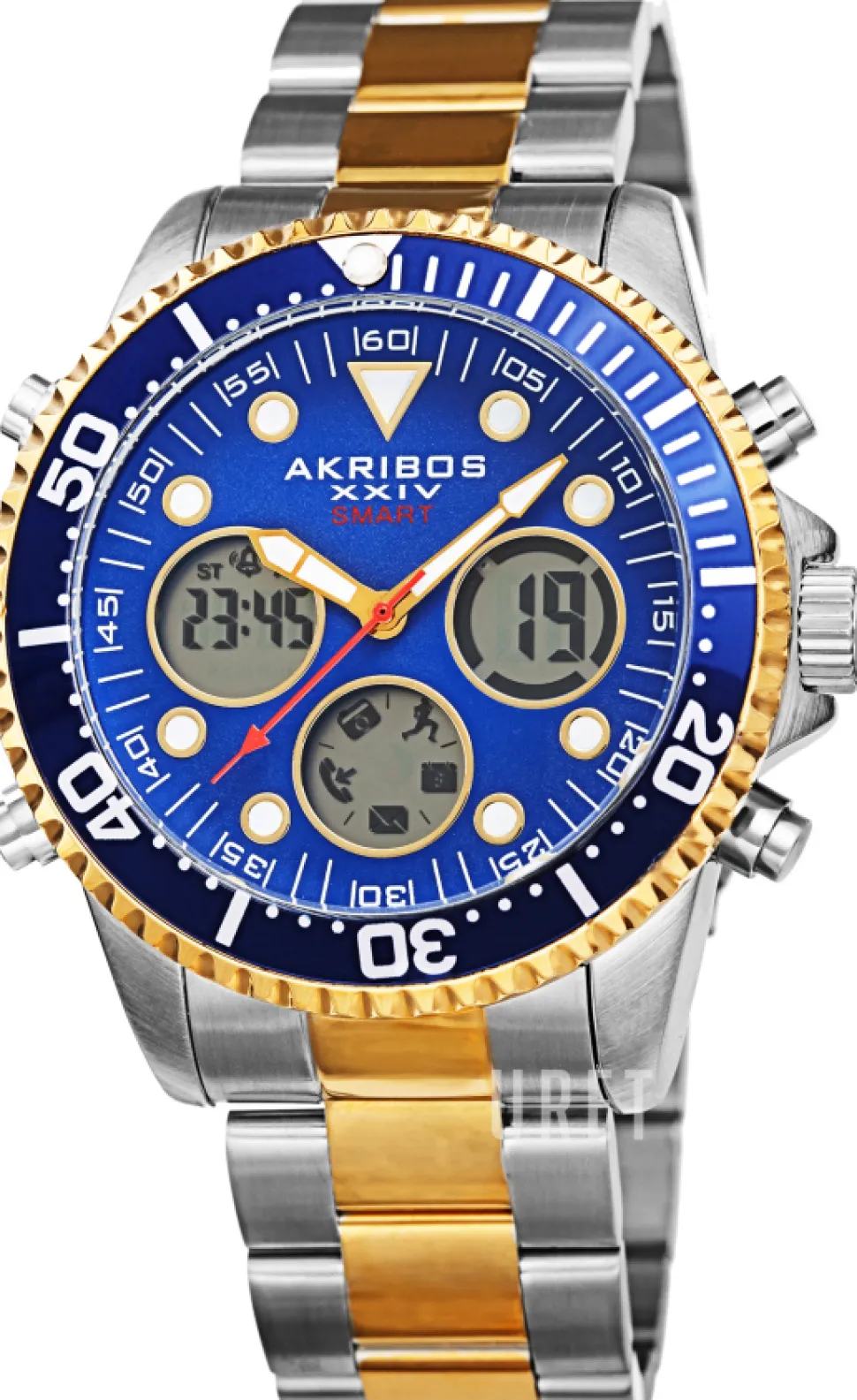 Divers Blå/Gulguldtonat stål Ø44 mm