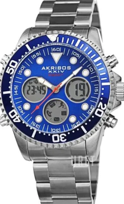 Divers Blå/Stål Ø44 mm