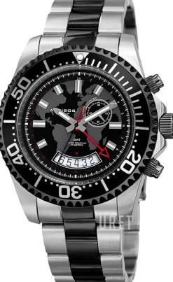 Divers Svart/Stål Ø44 mm