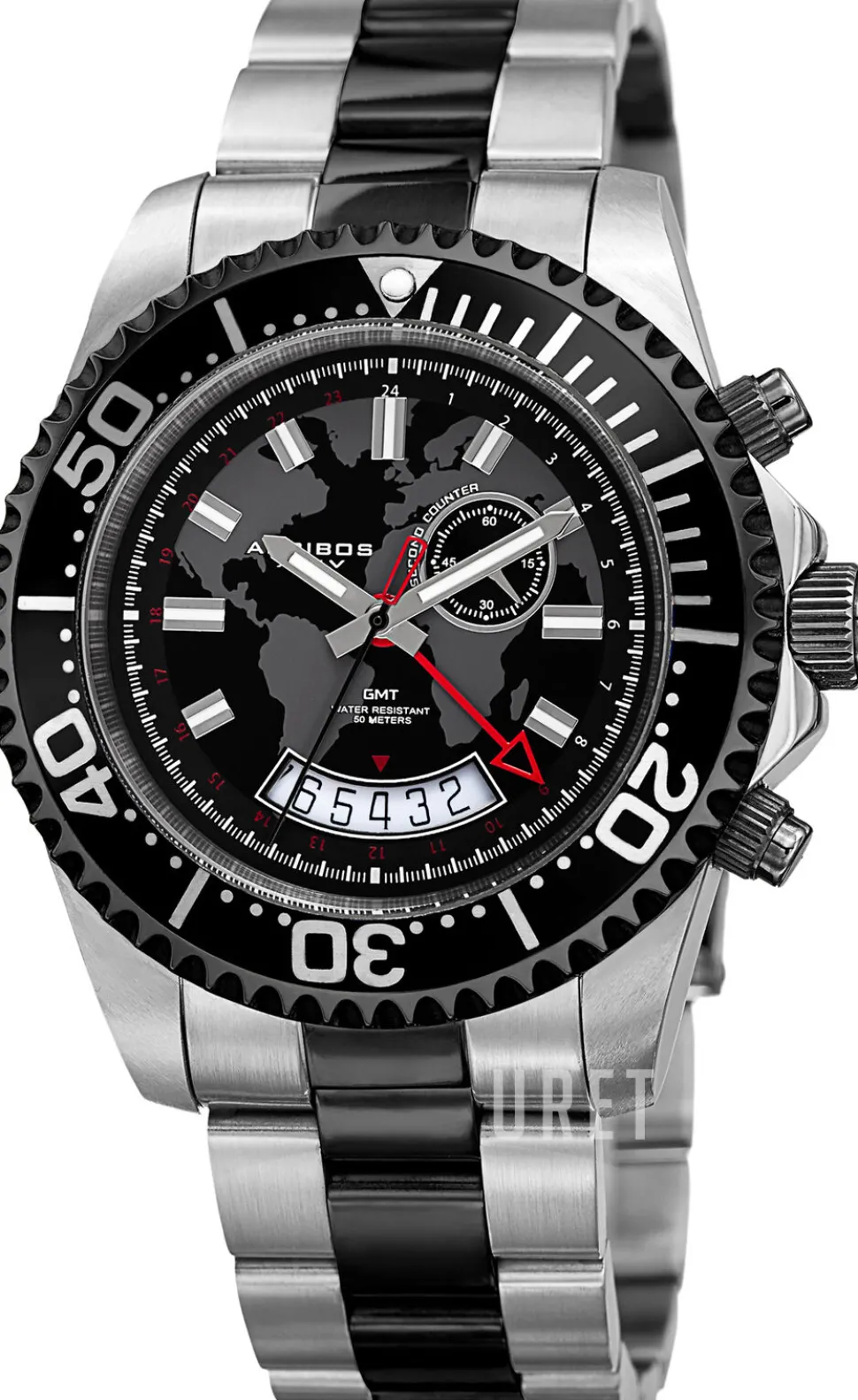 Divers Svart/Stål Ø44 mm