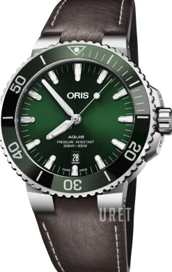 Diving Grön/Läder Ø43.5 mm