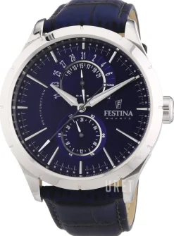 Dress Blå/Läder Ø43 mm