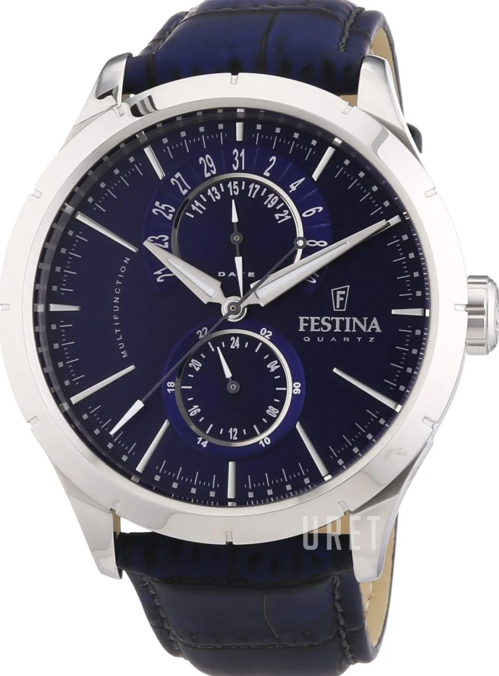 Dress Blå/Läder Ø43 mm