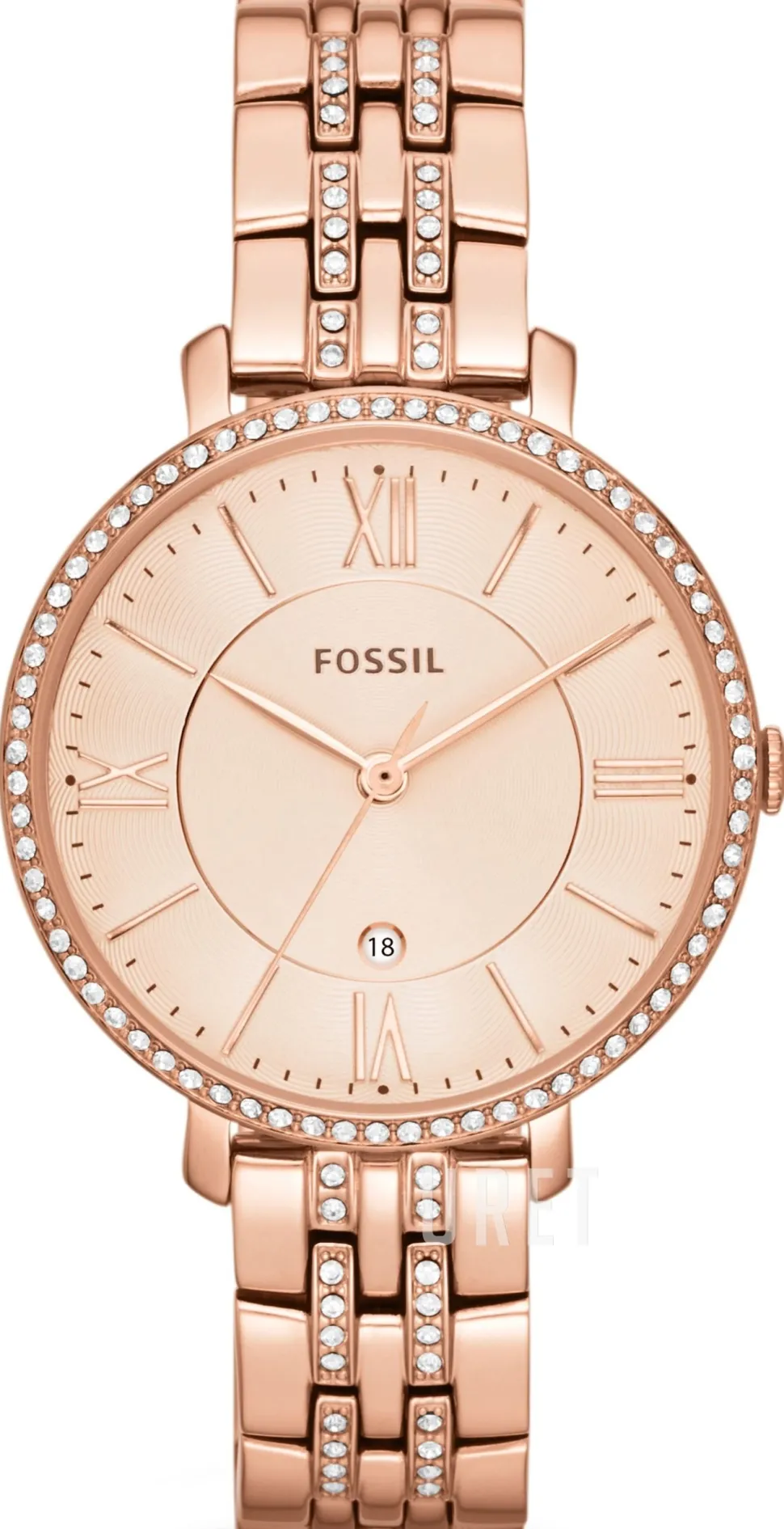 Dress Roséguldstonad/Roséguldstonat stål Ø36 mm