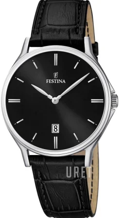 Dress Svart/Läder Ø39 mm