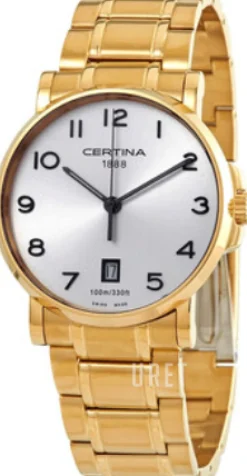 DS Caimano Gent Silverfärgad/Gulguldtonat stål Ø38 mm