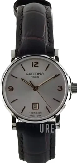 DS Caimano Lady Silverfärgad/Läder Ø27 mm