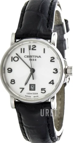 DS Caimano Silverfärgad/Läder Ø27 mm