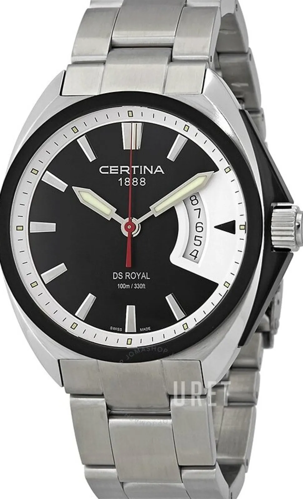 Ds Royal Svart/Stål Ø42 mm