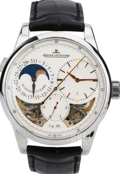 Duometre Silverfärgad/Läder Ø40.5 mm