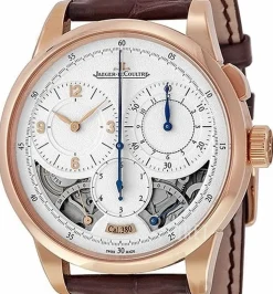 Duometre Silverfärgad/Läder Ø42 mm