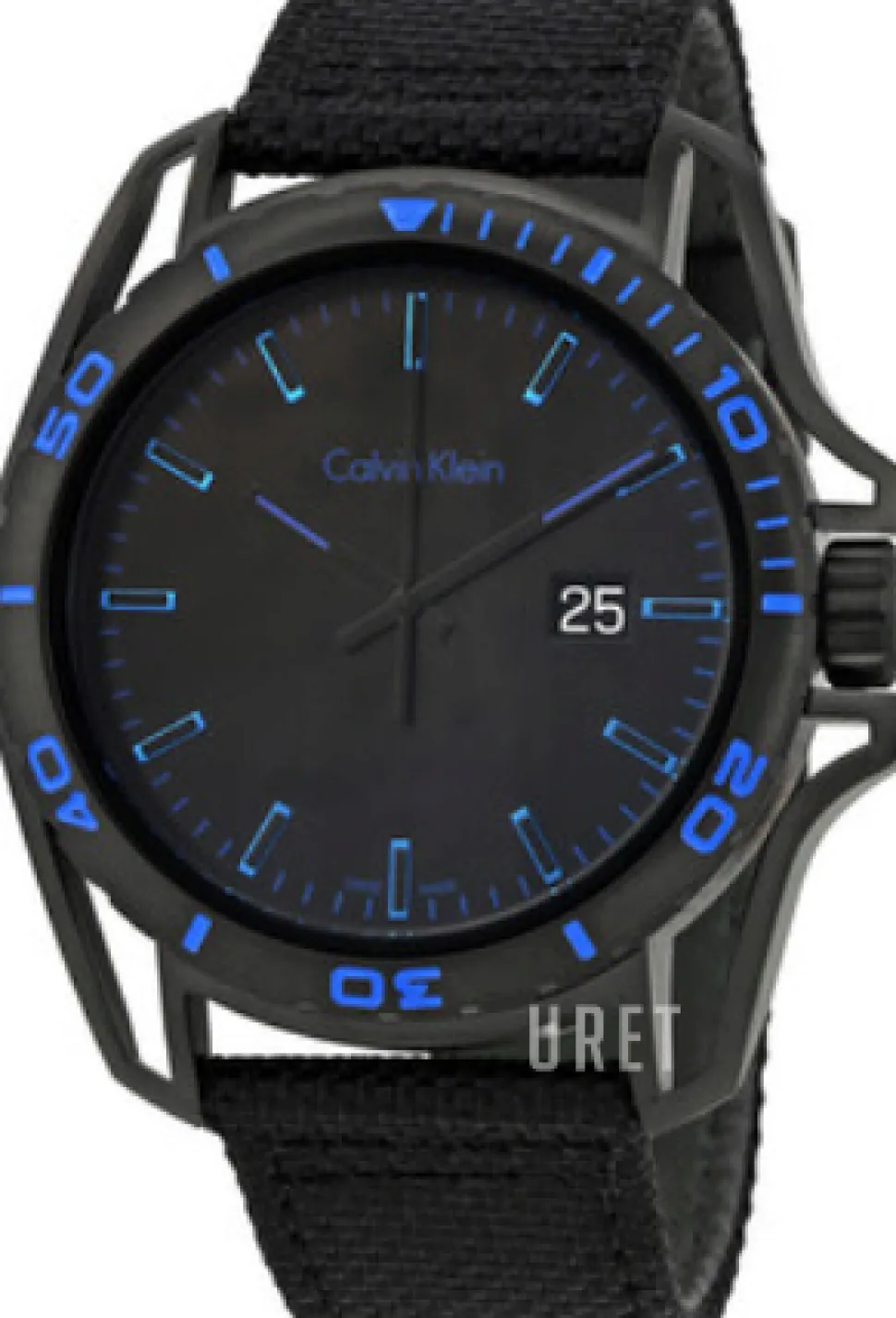 Earth Svart/Läder Ø42 mm