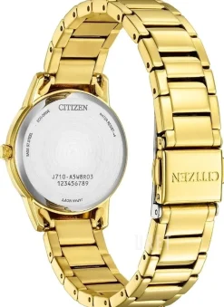 Eco Drive Vit/Guldtonat stål Ø29.4 mm